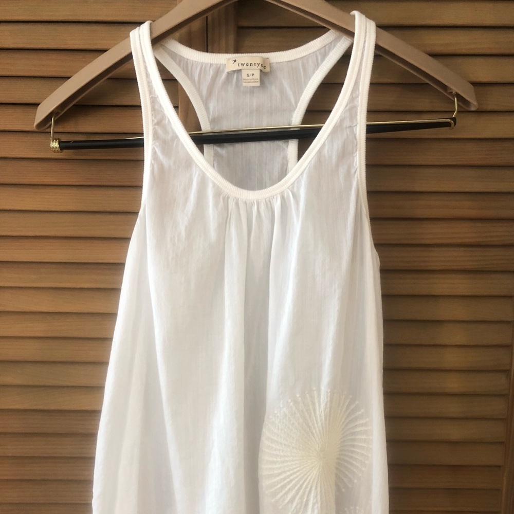 Twenty One Sleeveless Blouse Cotton/Silk Small